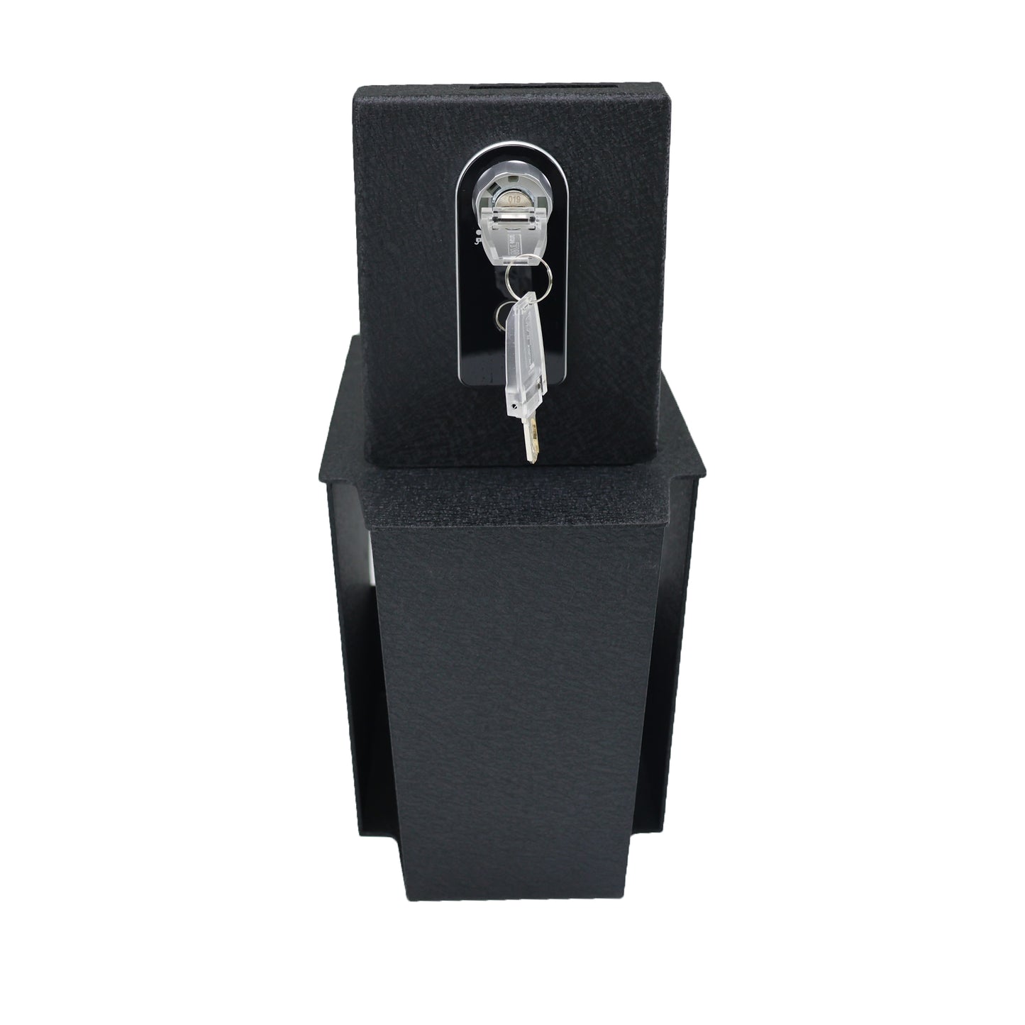 Center Console Gun Safe for 2019-2025 Chevrolet Blazer, Fingerprint Lock with Key