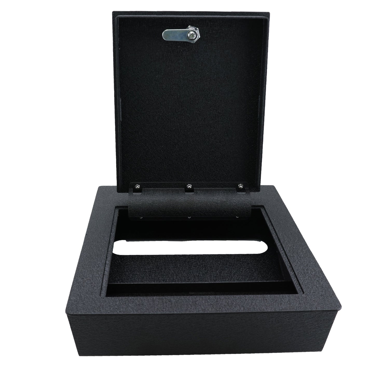 Pro Under Seat Console Safe Box for 2014 to 2018 Chevrolet Silverado 1500 and GMC Sierra 1500 with a underseat console bench seat, 4-Digit Combo Lock