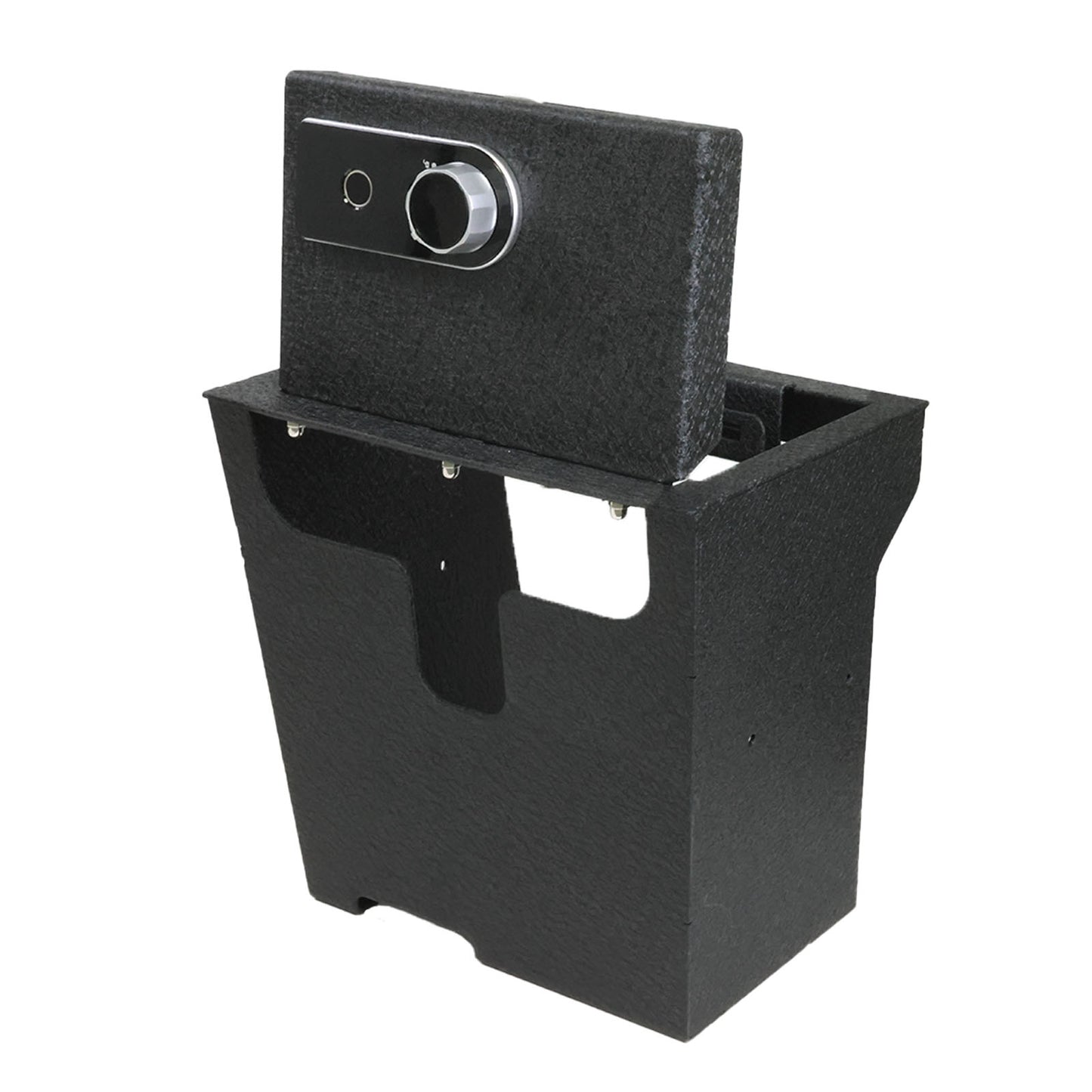 Center Console Gun Safe for 2020-2025 Ford Explorer, Fingerprint Lock with Key