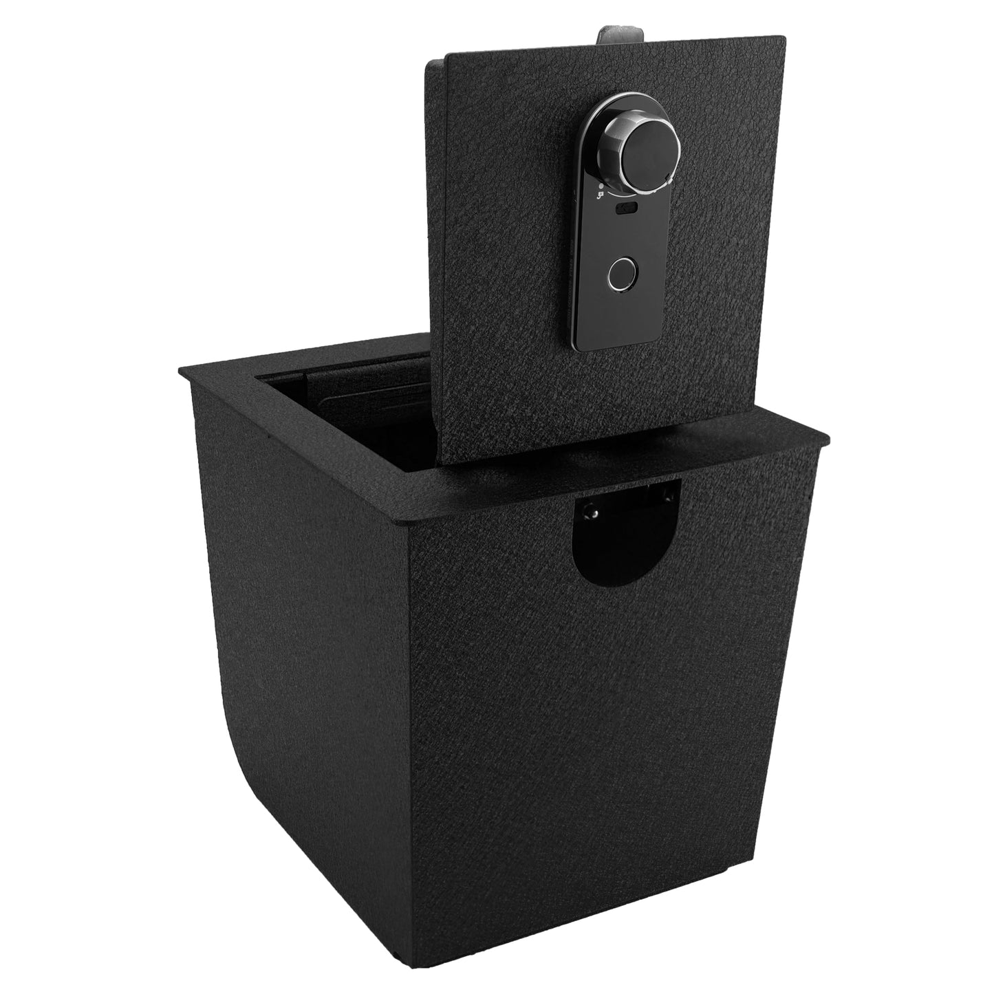 Center Console Gun Safe for 2010-2023 Lexus GX460, Fingerprint Lock with Key