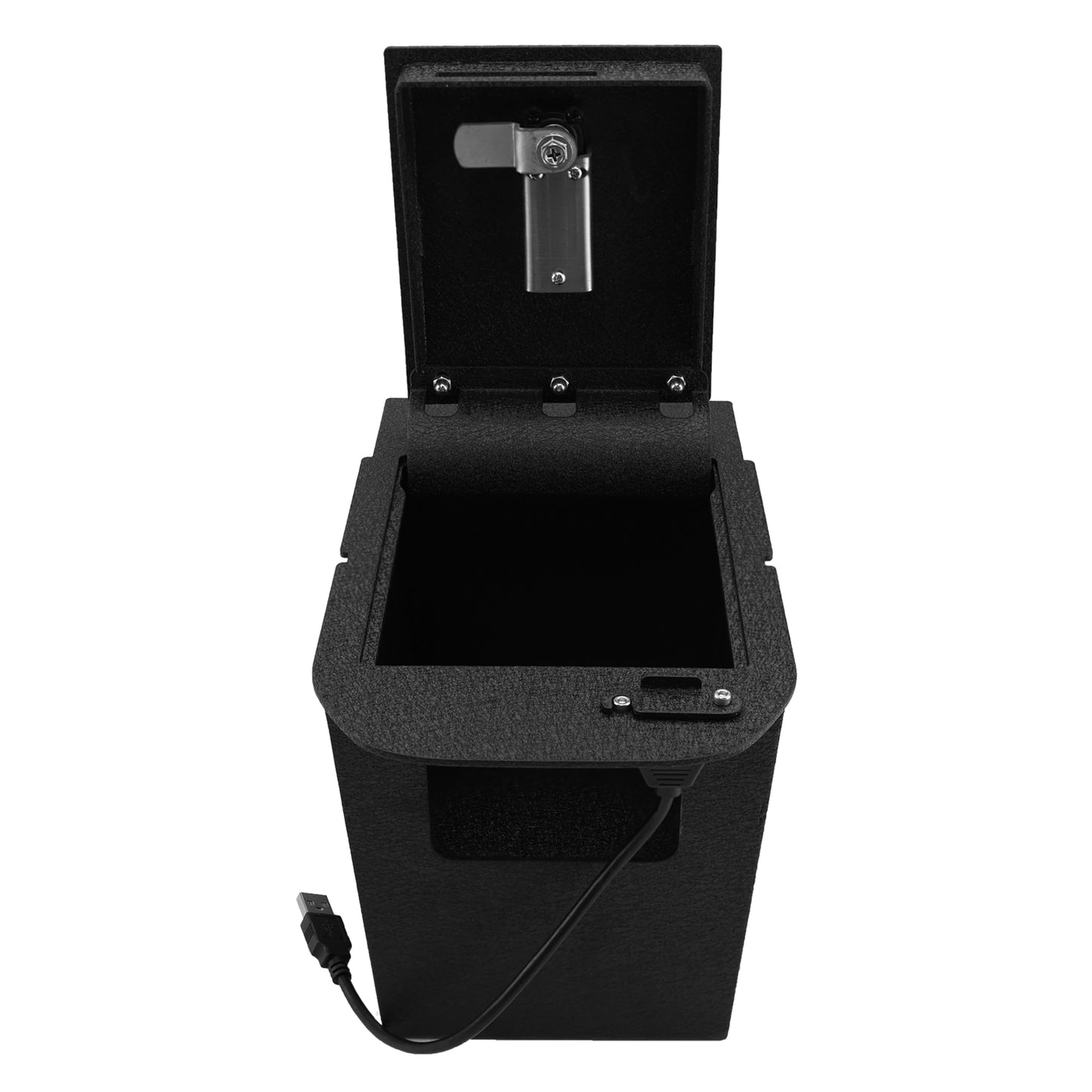 Pro Center Console Safe Gun Safe for 2019-2025 Toyota RAV4, 4-Digit Combination Lock with Key