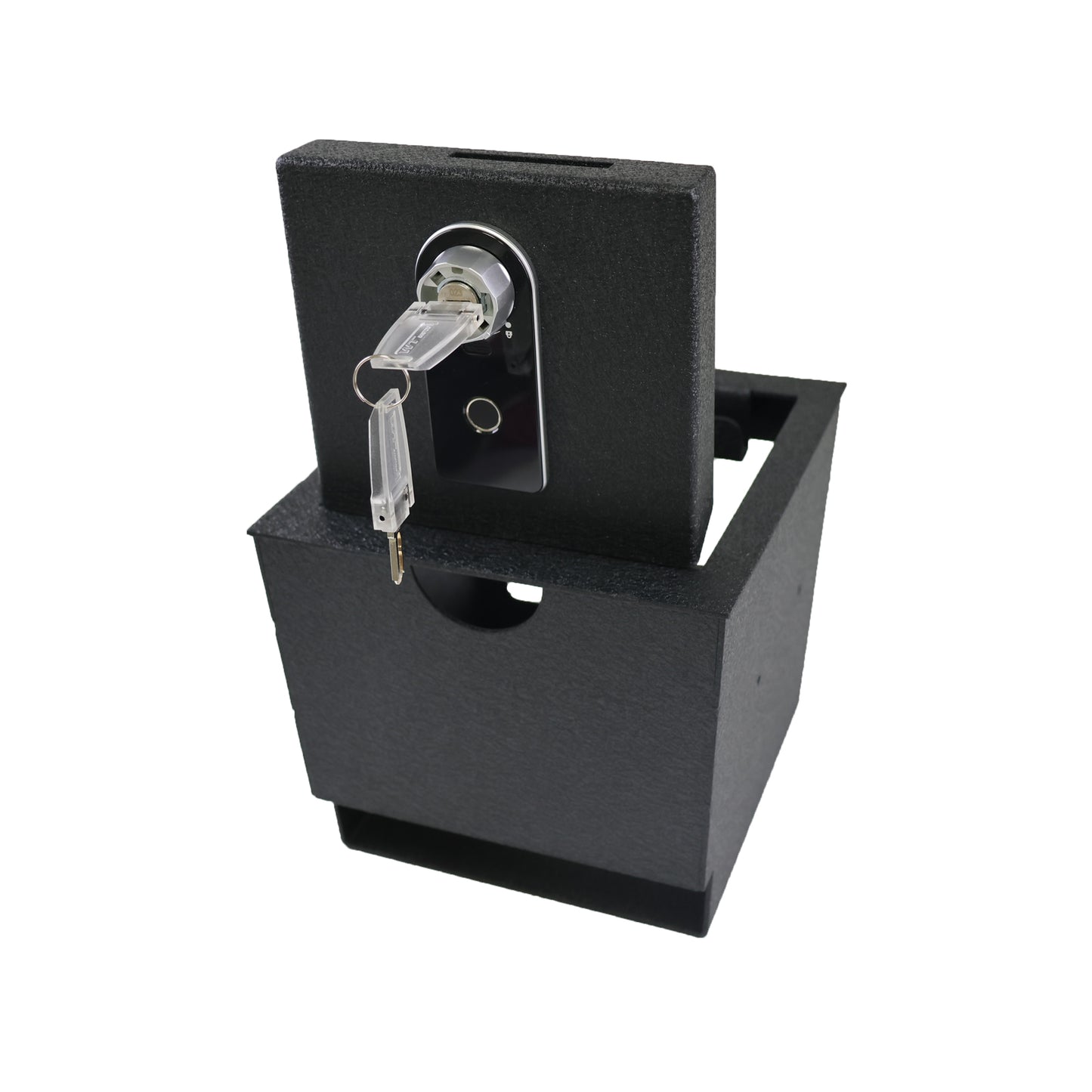 Center Console Gun Safe for 2024-2025 Lexus GX550, Fingerprint Lock with Key