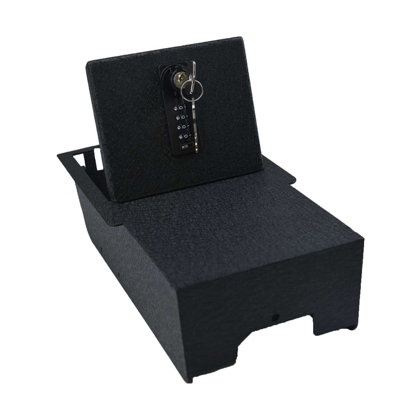 Center Console Gun Safe for 2021-2023 Tesla Model 3, 2021-2024 Tesla Model Y, 4-Digit Combination Lock with Key