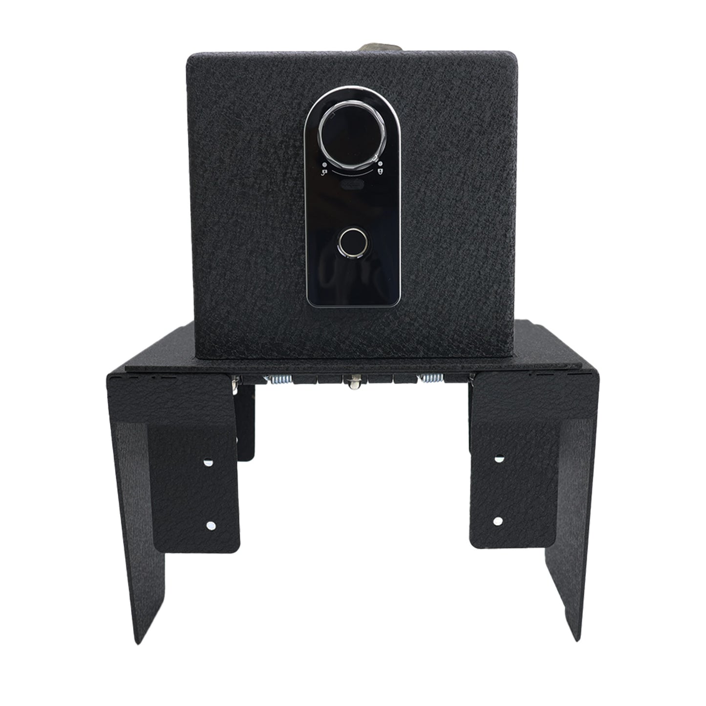 Center Console Gun Safe for 2024-2025 Ford Ranger, Fingerprint Lock with Key