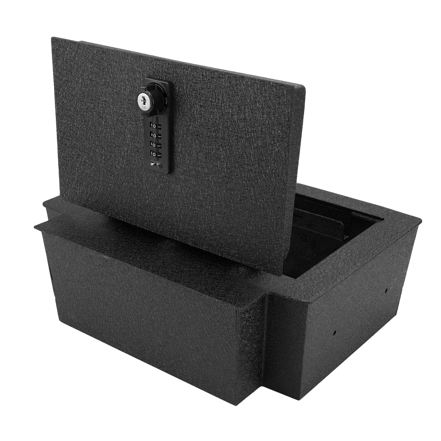 Pro Center Console Gun Safe for 2021-2025 Chevrolet Tahoe, 4-Digit Combination Lock with Key