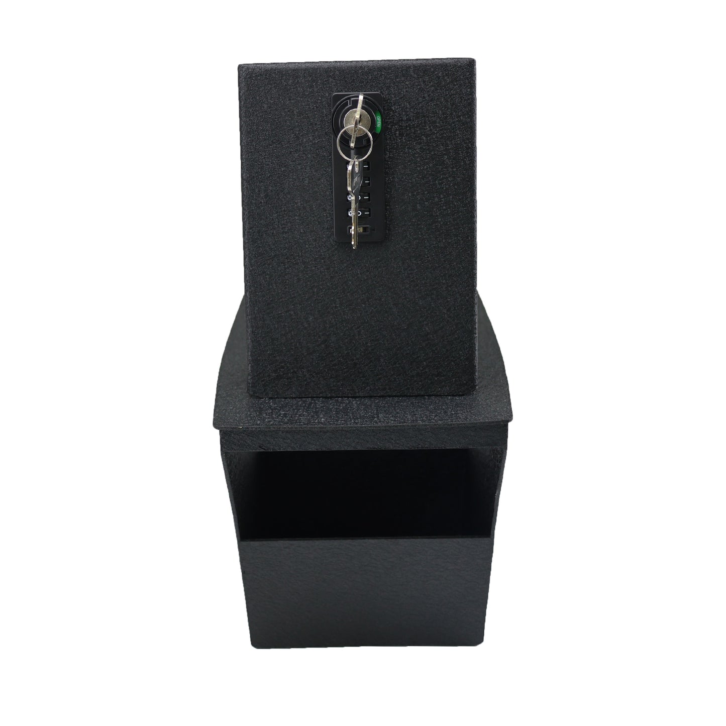 Center Console Gun Safe for 2015-2024 Jeep Cherokee, 4-Digit Combination Lock with Key