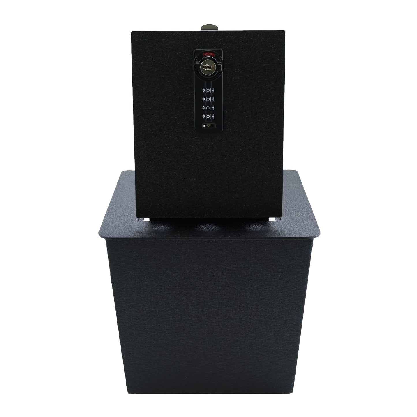 Center Console Gun Safe for 2023+ Honda Pilot 2024+ Ridgeline/Passport, 4-Digit Combination Lock with Key