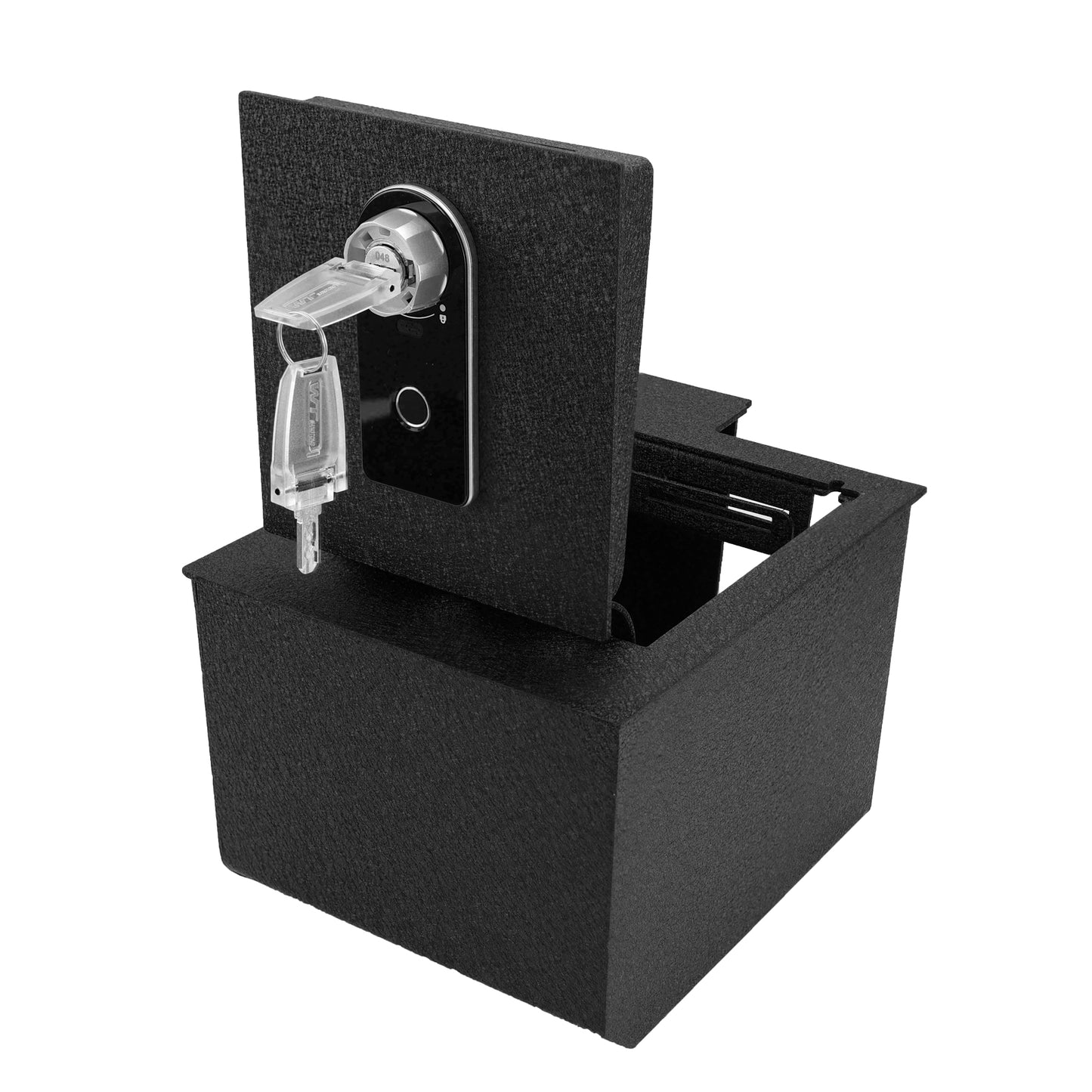 Center Console Gun Safe for 2003-2009 Toyota 4Runner, Fingerprint Lock with Key