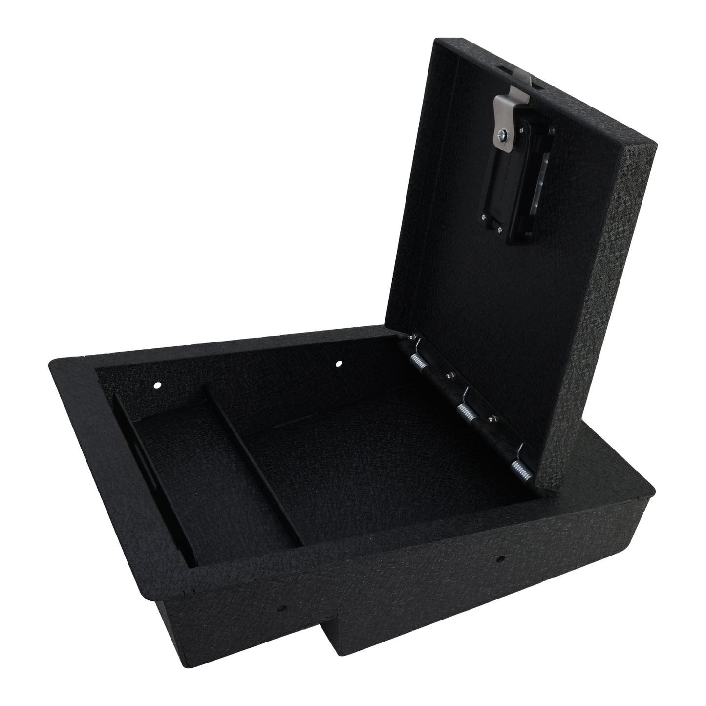 Under Seat Console Safe for 2014 to 2018 Chevrolet Silverado 1500 and GMC Sierra 1500 with a underseat console bench seat Fingerprint Lock with Key