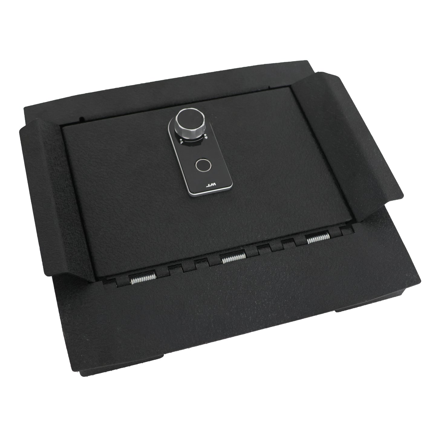 Center Console Gun Safe for 2023-2026 Ford F250/F350/F450 Super Duty, Fingerprint Lock with Key