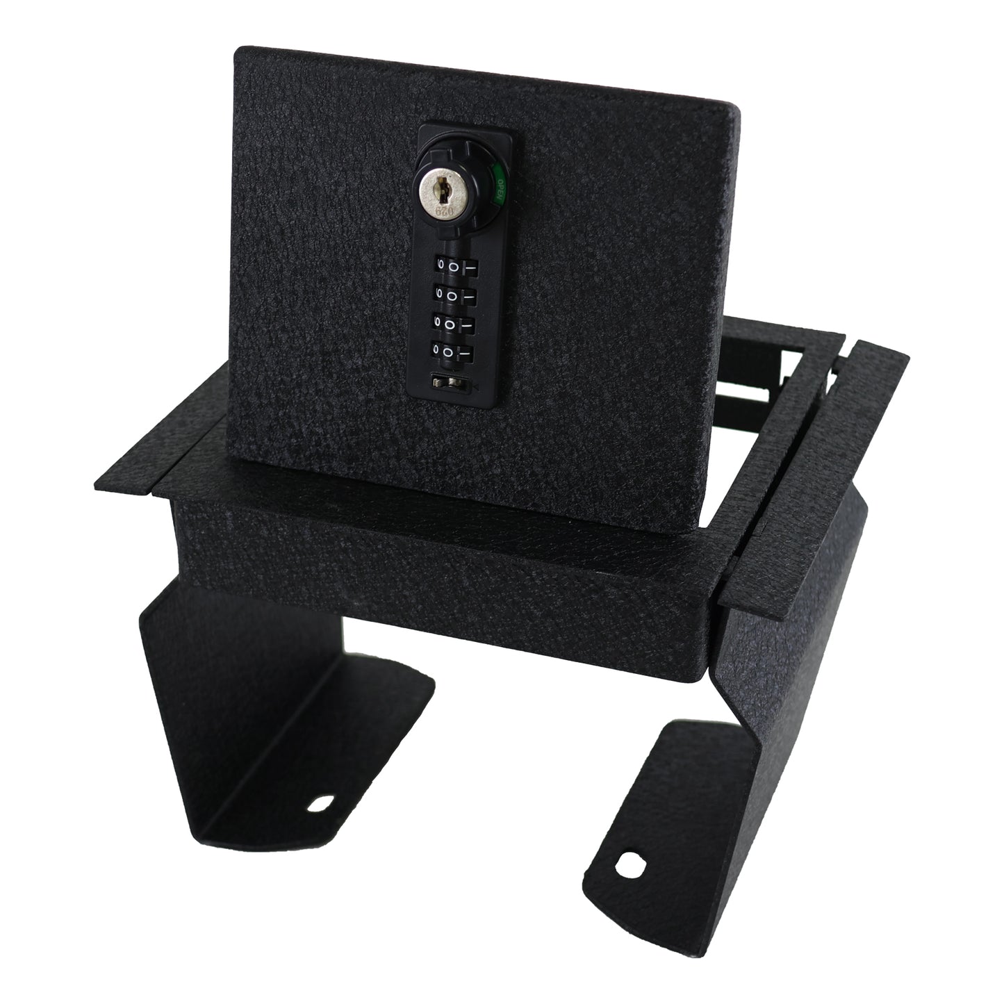 Center Console Gun Safe for 2016-2025 Toyota Hilux, 4-Digit Combination Lock with Key