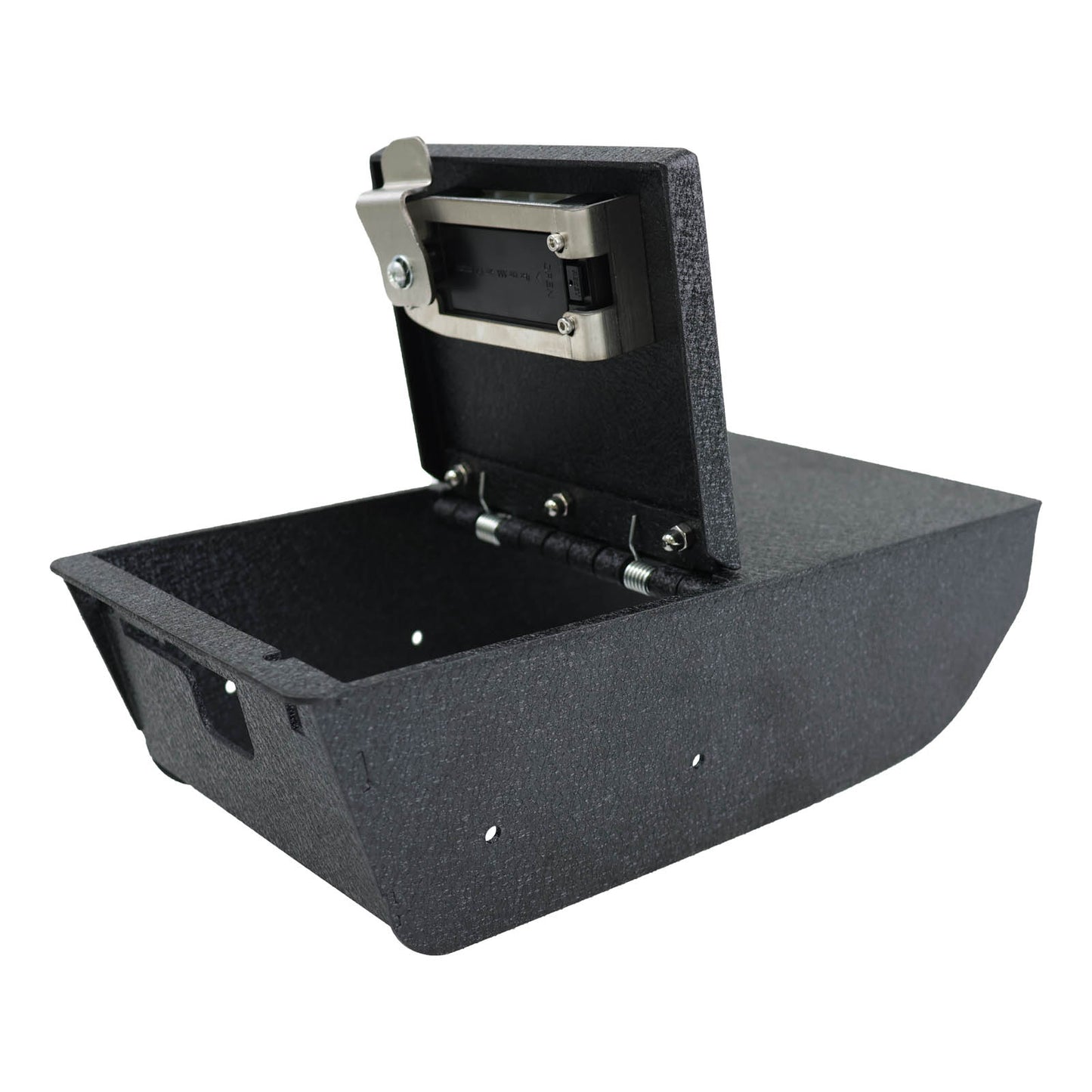 Center Console Gun Safe for 2024-2025 Tesla Model 3, Fingerprint Lock with Key