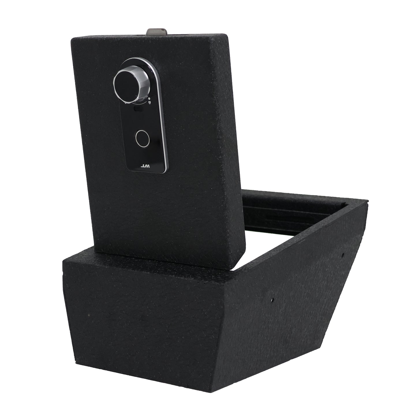 Center Console Safe Gun Safe for 2021-2025 Tesla Model X and Model S, Fingerprint Lock with Key