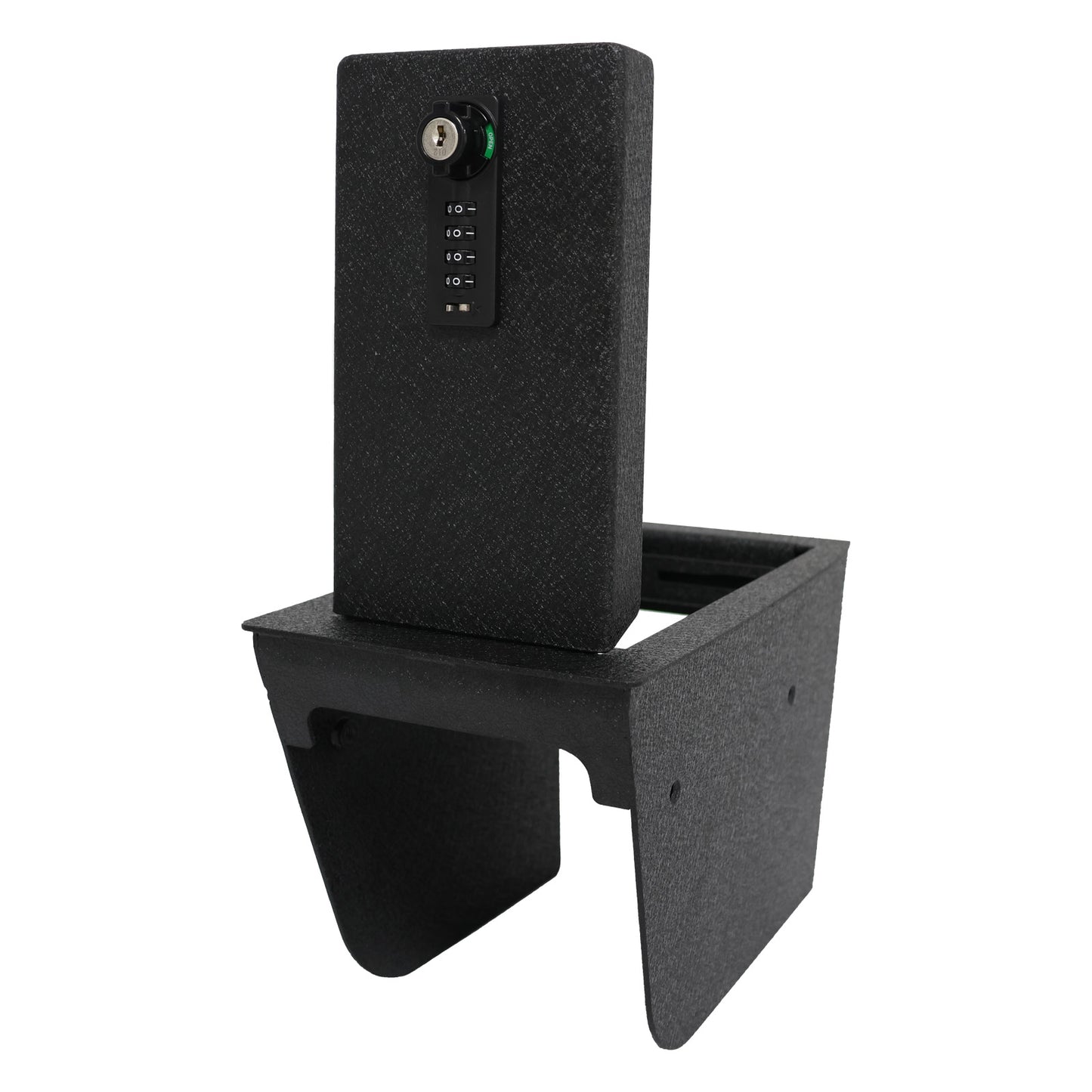 Center Console Gun Safe for 2020-2025 Ford Escape, 4-Digit Combination Lock with Key