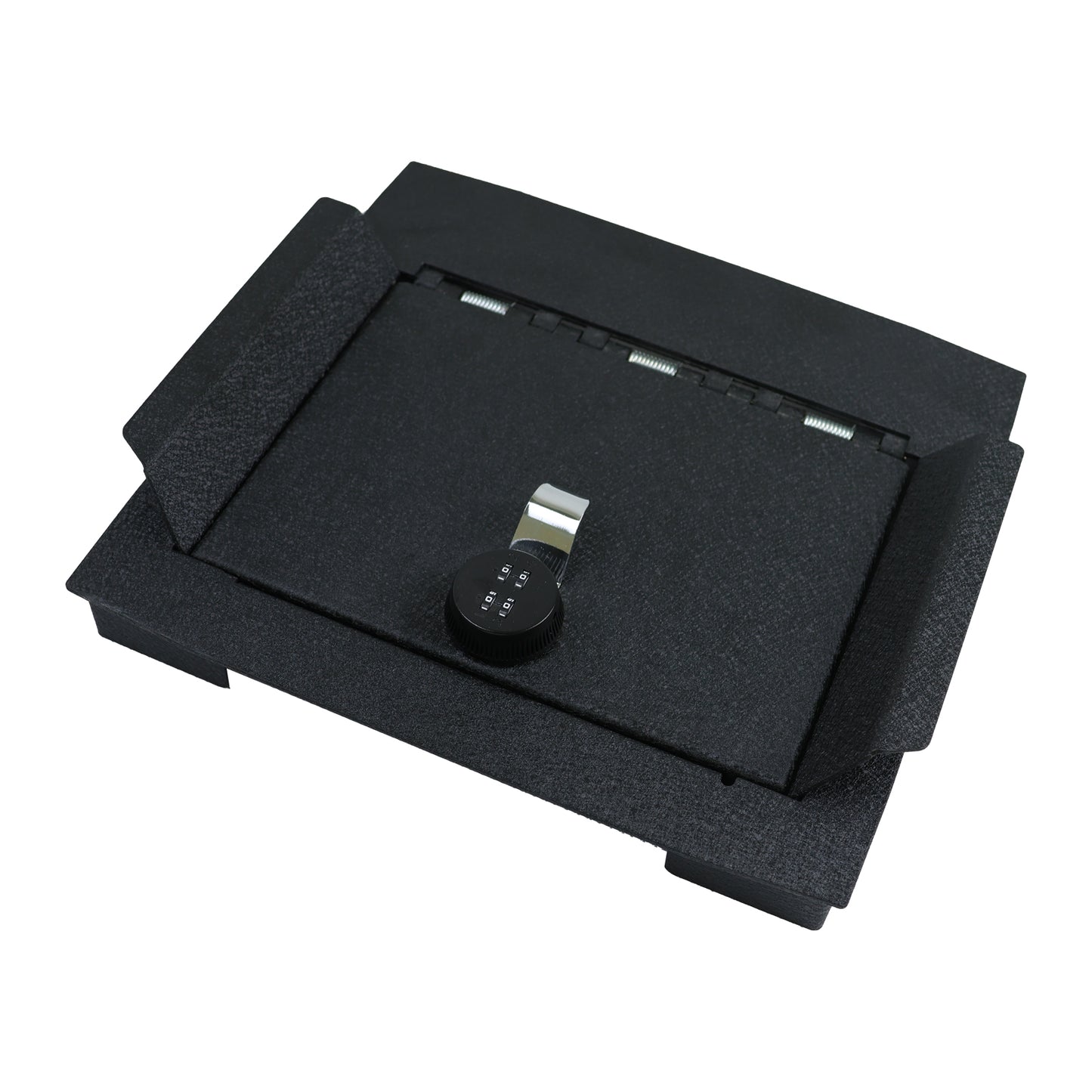 Center Console Gun Safe for 2023-2026 Ford F250/F350/F450 Super Duty, 4-Digit Combo Lock