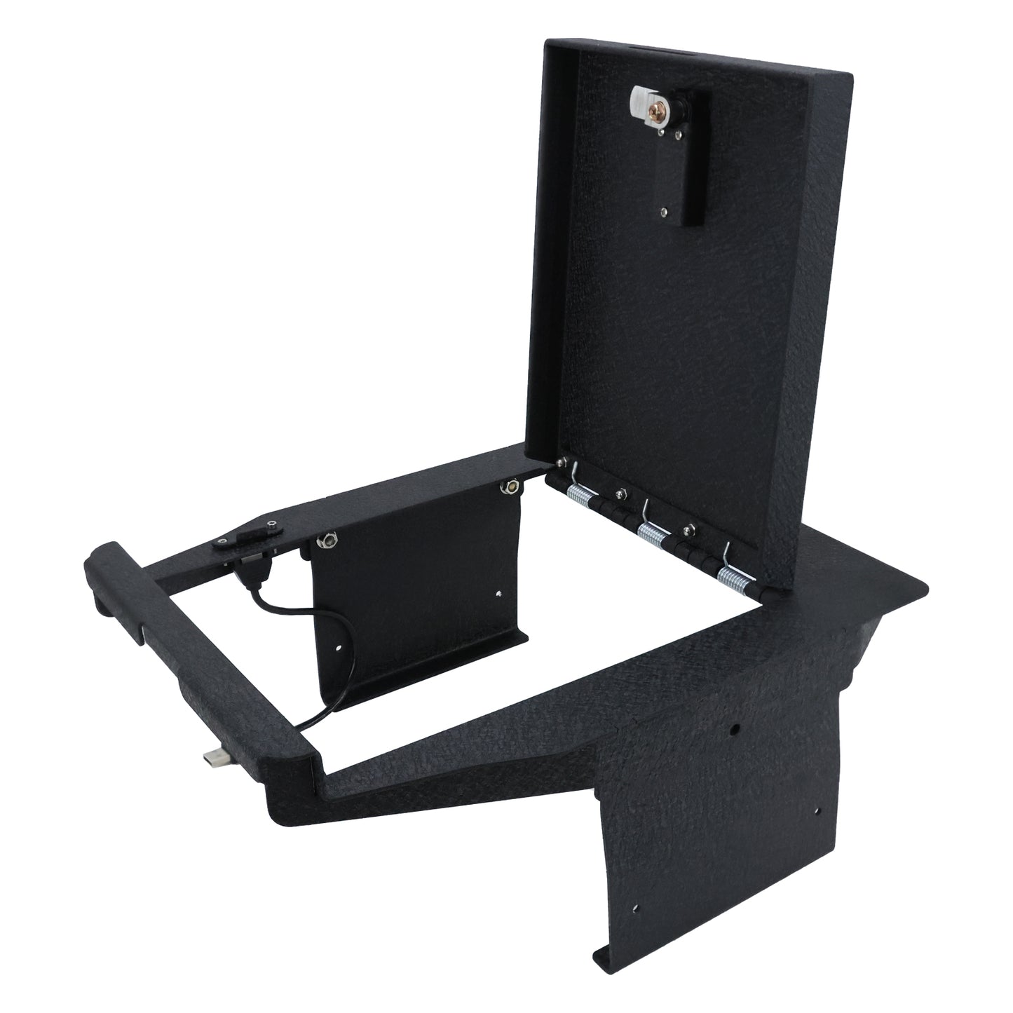 Caja fuerte para consola central para Ford F-150 2021-2024 y Ford F-150 Lightning 2021-2024, cerradura de combinación de 4 dígitos con llave
