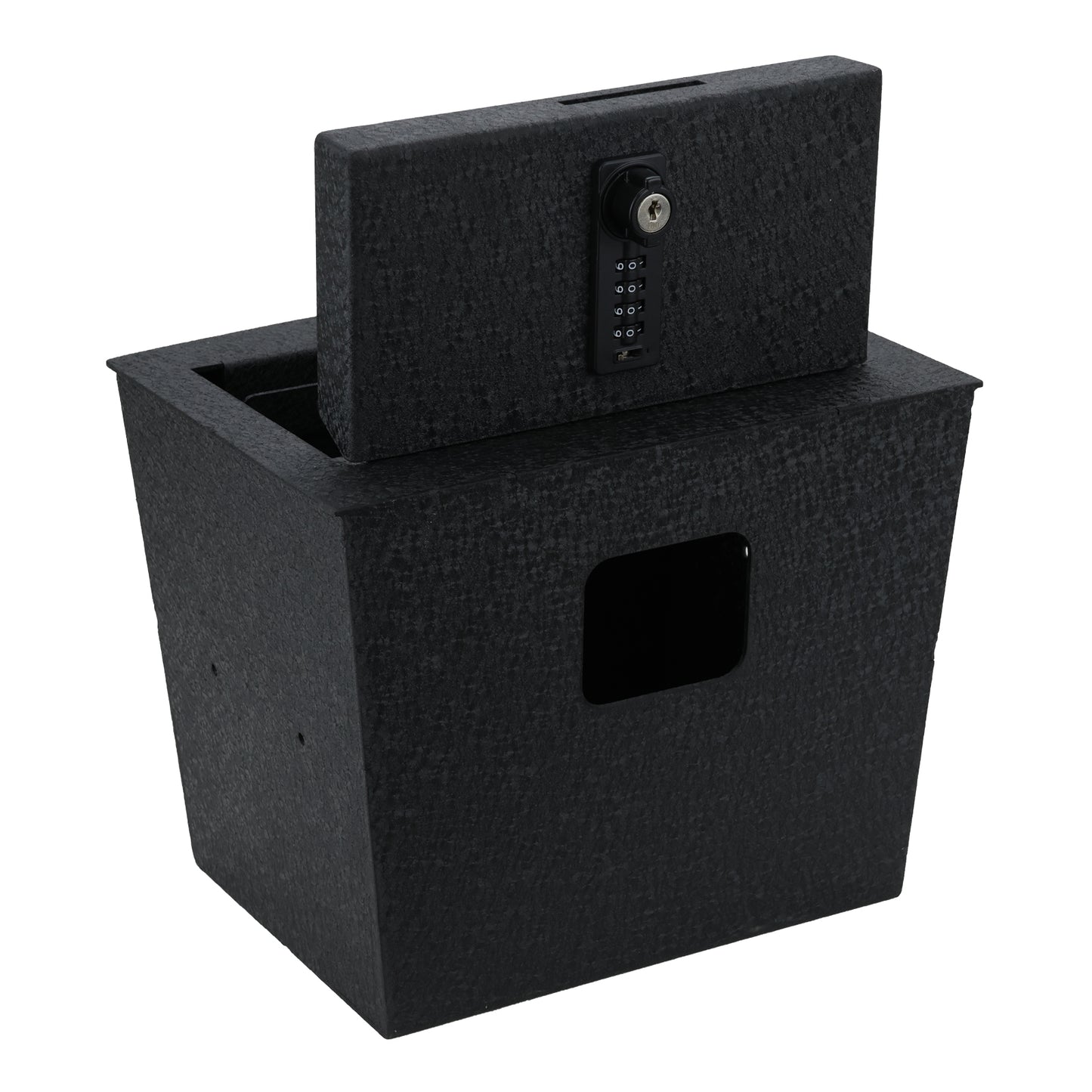 Caja fuerte para pistola de consola central trasera para Lincoln Navigator 2018-2023, cerradura de combinación de 4 dígitos con llave