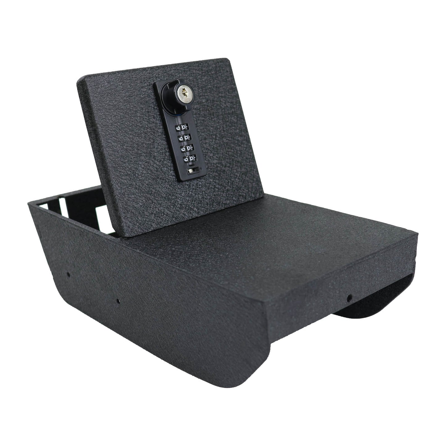 Center Console Gun Safe for 2024-2025 Tesla Model 3, 4-Digit Combination Lock with Key