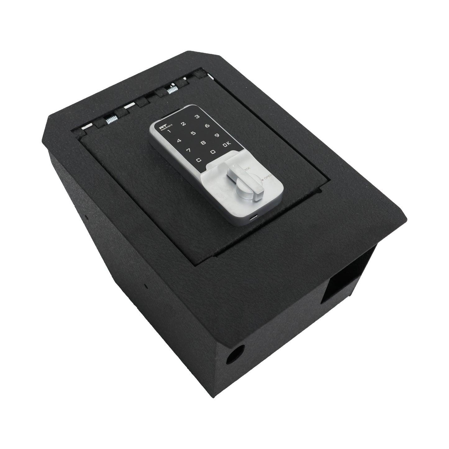 Center Console Safe Gun Safe for 2024-2025 Tesla Cybertruck, Electronic Number Lock