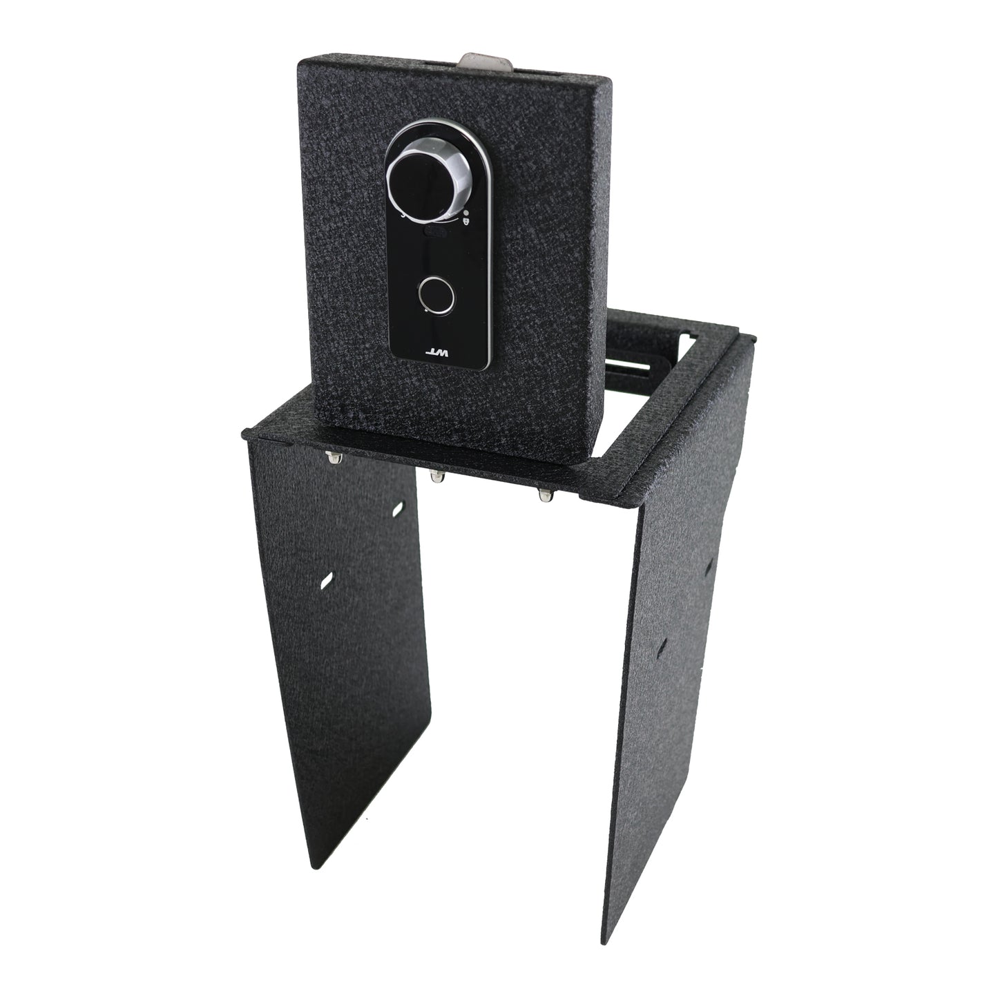 Center Console Gun Safe for 2021-2025 Rivian R1S and R1T, Fingerprint Lock with Key