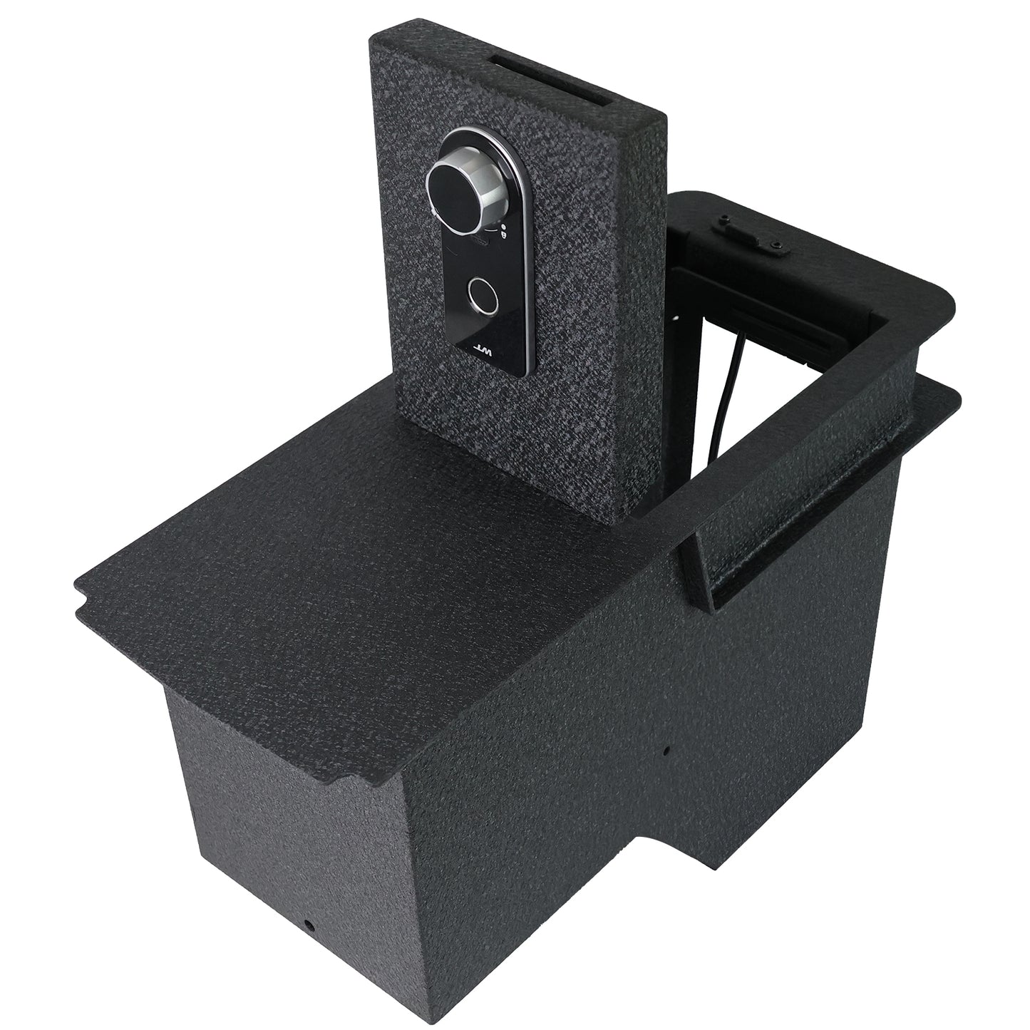 Caja fuerte para consola central para Honda CR-V 2017-2022, cerradura de huella digital con llave