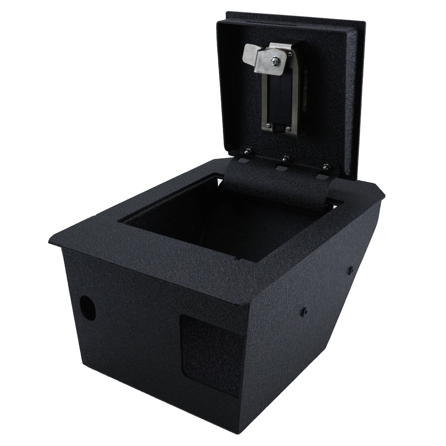 Pro Center Console Safe Gun Safe for 2024-2025 Tesla Cybertruck, Fingerprint Lock with Key