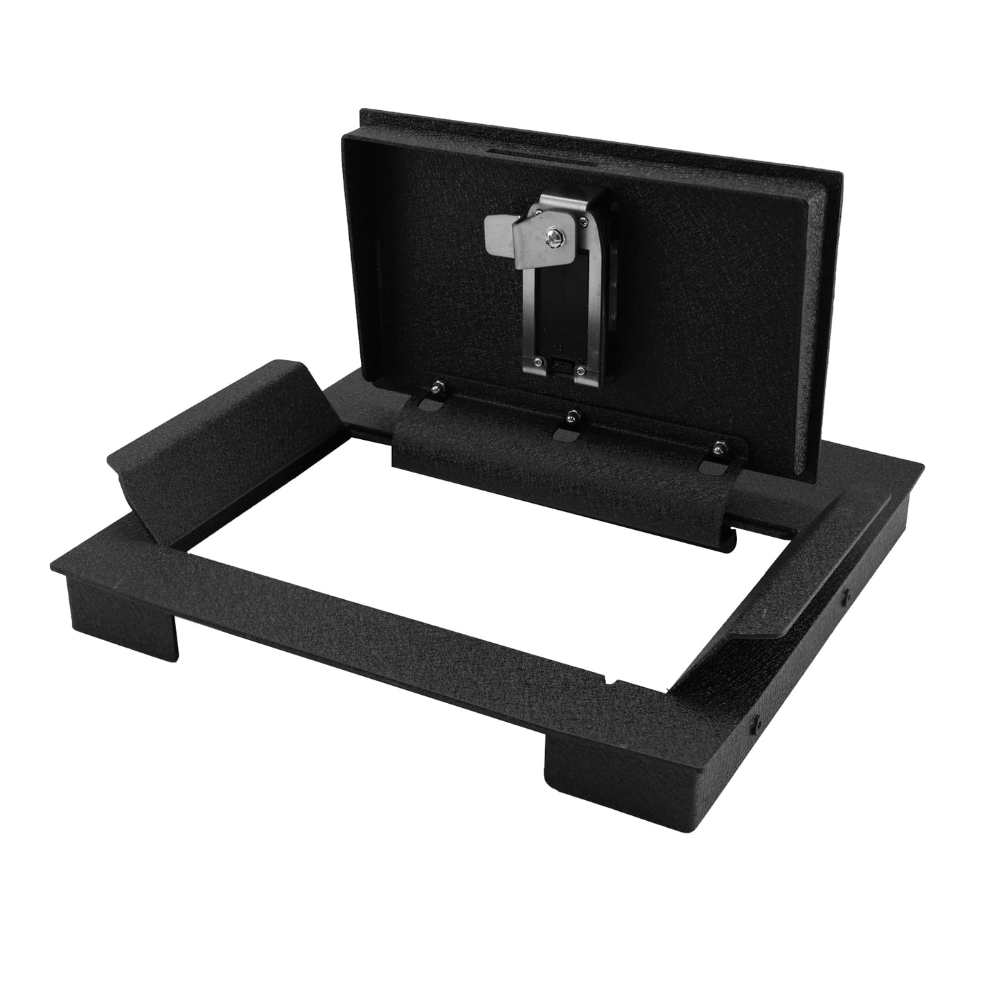 Pro Center Console Gun Safe for 2023-2026 Ford F250/F350/F450 Super Duty, Fingerprint Lock with Key