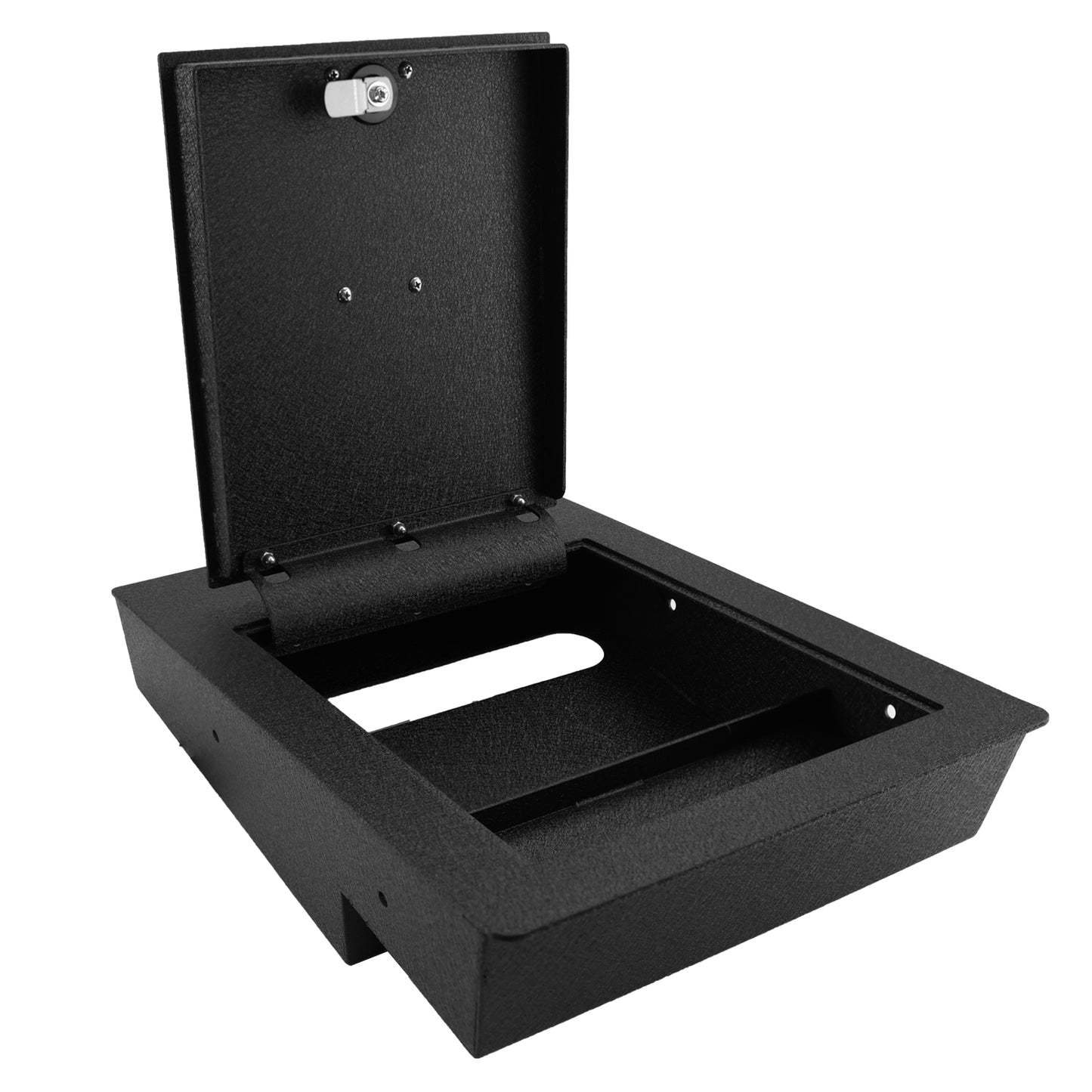 Pro Under Seat Console Safe for 2014 to 2018 Chevrolet Silverado 1500 and GMC Sierra 1500 with a underseat console bench seat, Electronic Number Lock