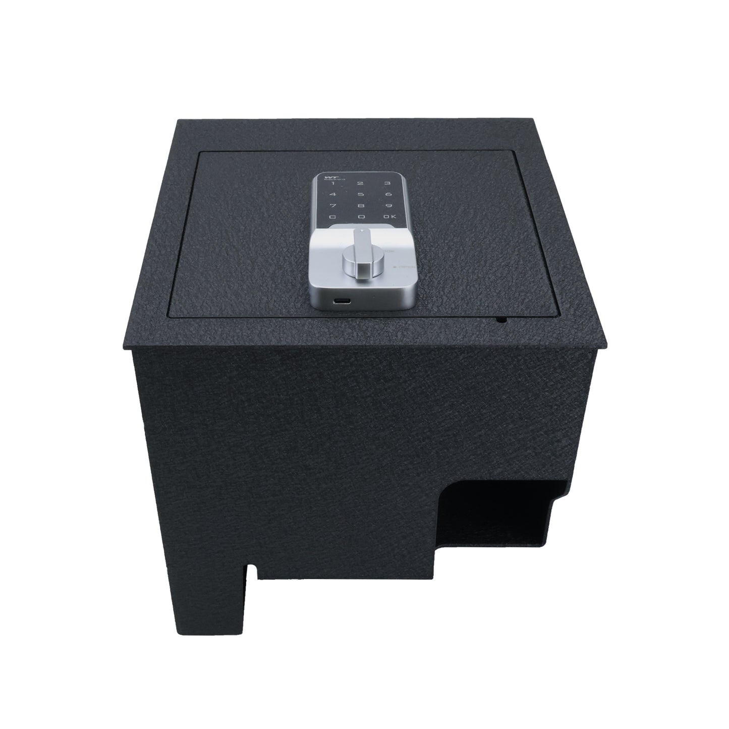 Center Console Safe Gun Safe for 2016-2025 Nissan Titan, Electronic Number Lock