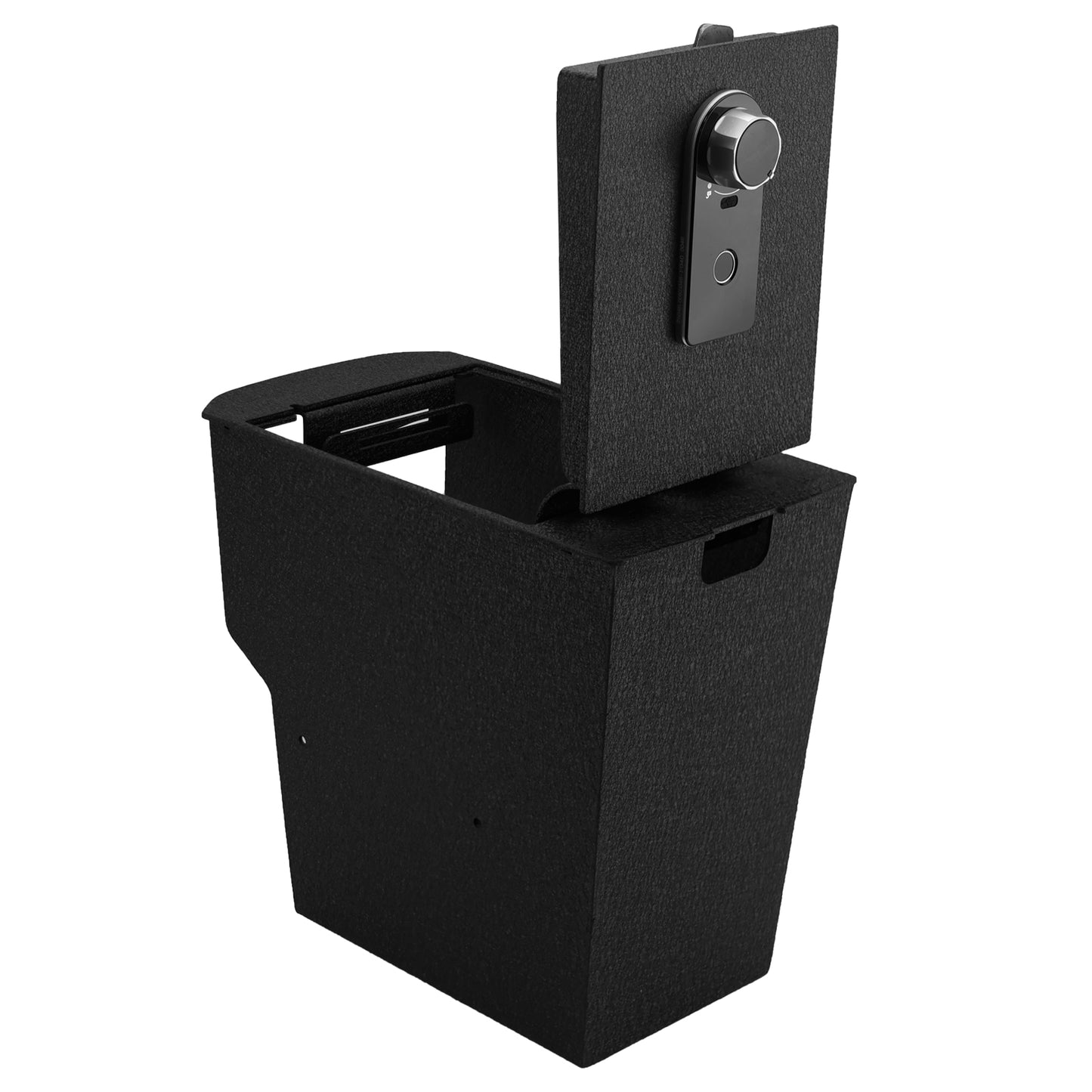 Center Console Gun Safe for 2018-2024 GMC Terrain, Fingerprint Lock with Key