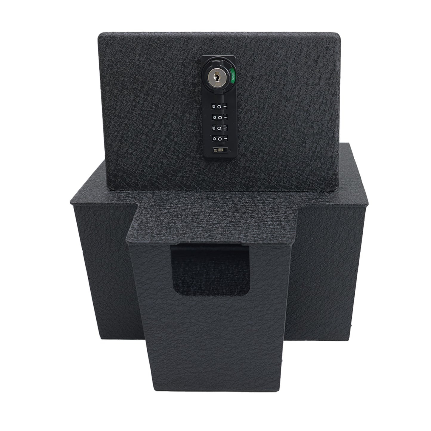 Center Console Gun Safe for 2024-2025 Chevrolet Silverado EV/GMC Sierra EV, 4-Digit Combination Lock with Key