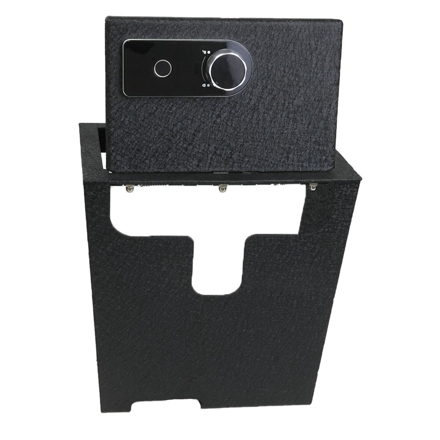 Center Console Gun Safe for 2020-2025 Ford Explorer, Fingerprint Lock with Key