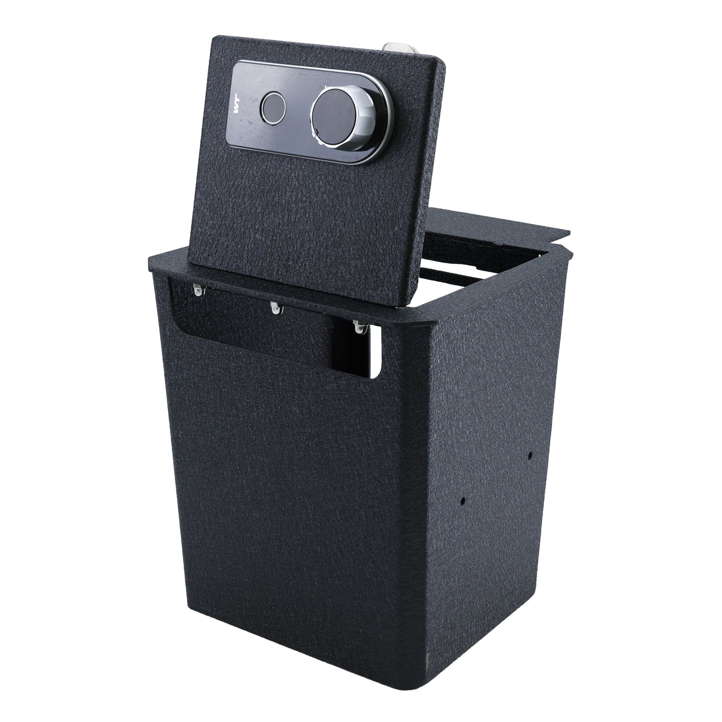 Center Console Gun Safe for 2023-2025 Chevrolet Colorado/GMC Canyon, Fingerprint Lock with Key