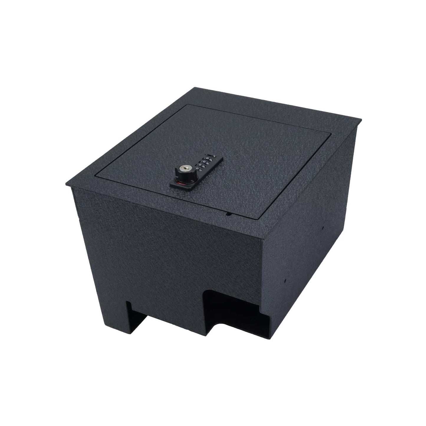 Center Console Gun Safe for 2016-2025 Nissan Titan, 4-Digit Combination Lock with Key