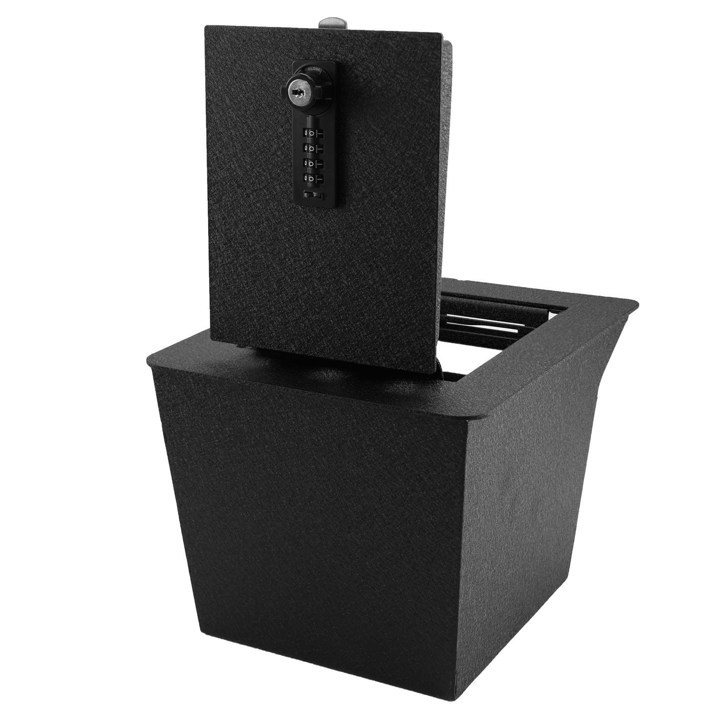 Center Console Gun Safe for 2023+ Honda Pilot 2024+ Ridgeline/Passport, 4-Digit Combination Lock with Key