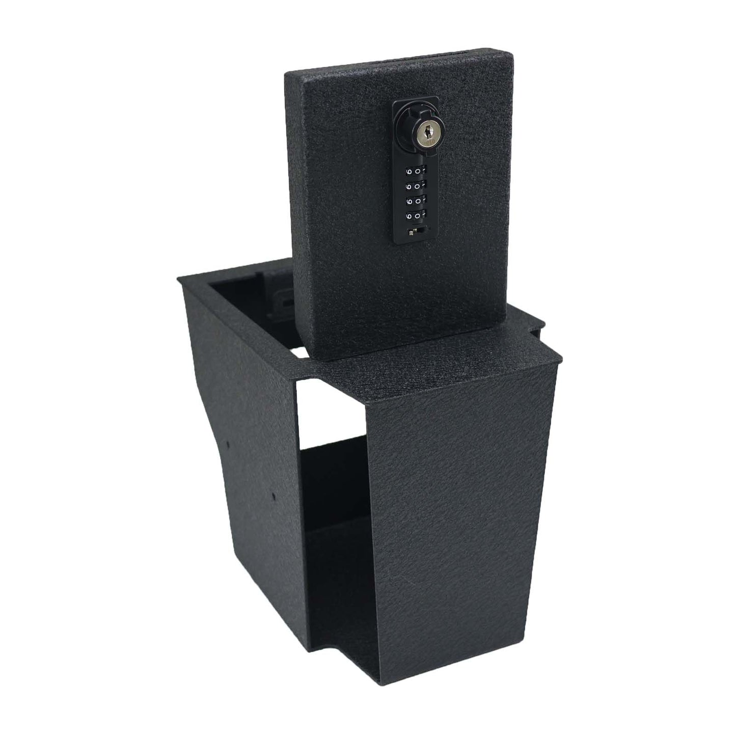 Center Console Gun Safe for 2019-2025 Chevrolet Blazer, 4-Digit Combination Lock with Key