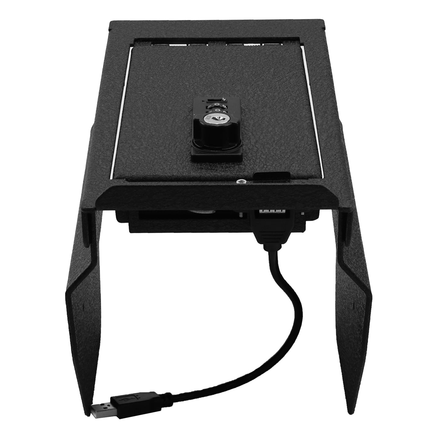 Center Console Safe for 2026+ Benz G-Wagon, 4-Digit Combination Lock with Key