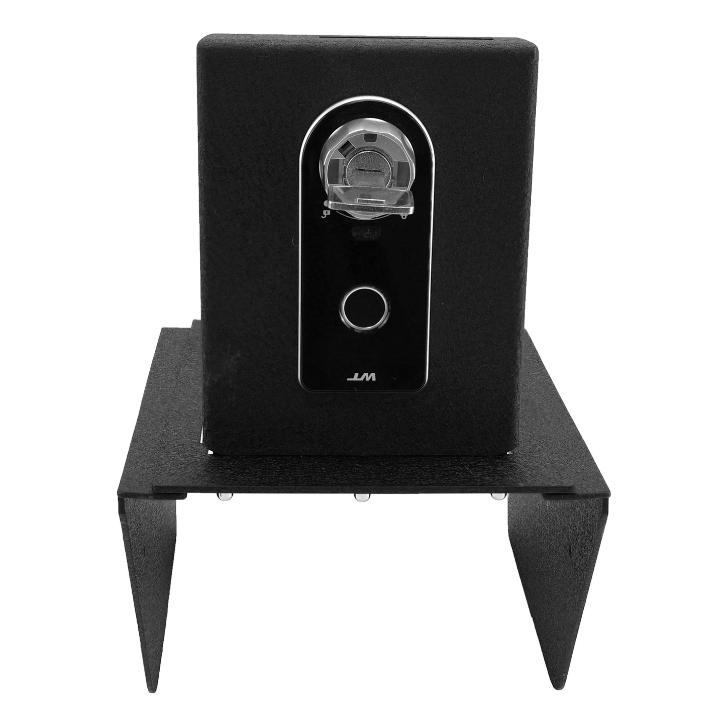 Center Console Gun Safe for 2019-2024 Benz G550, Fingerprint Lock with Key