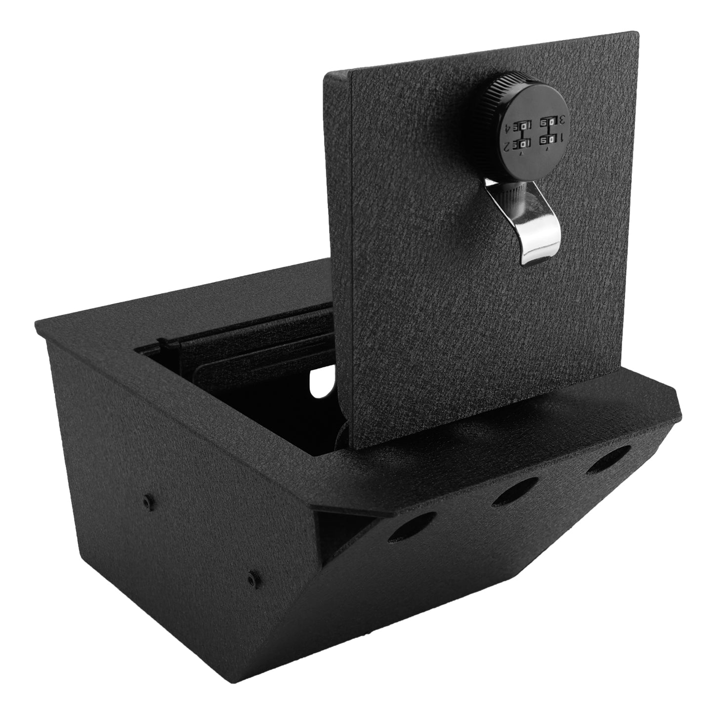 Pro Center Console Safe Gun Safe for 2024-2025 Tesla Cybertruck, 4-Digit Combo Lock