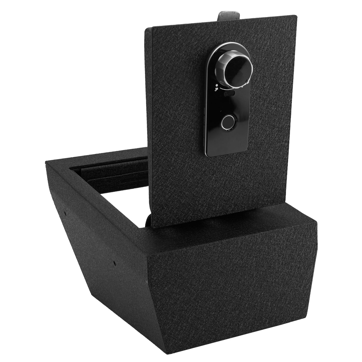 Pro Center Console Safe Gun Safe for 2021-2025 Tesla Model X and Model S, Fingerprint Lock with Key