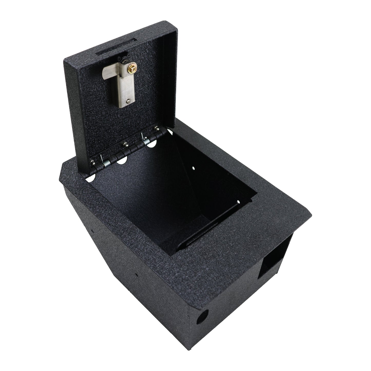Center Console Gun Safe for 2024-2025 Tesla Cybertruck, 4-Digit Combination Lock with Key