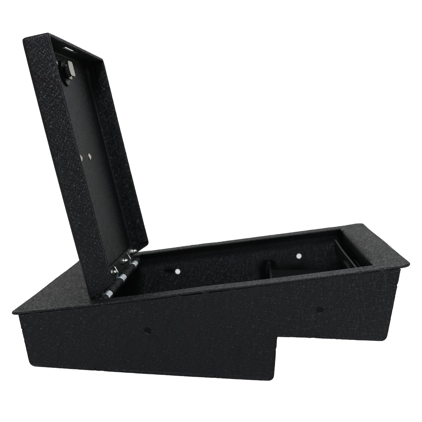 Under Seat Console Safe for 2014 to 2018 Chevrolet Silverado 1500 and GMC Sierra 1500 with a underseat console bench seat, Electronic Number Lock