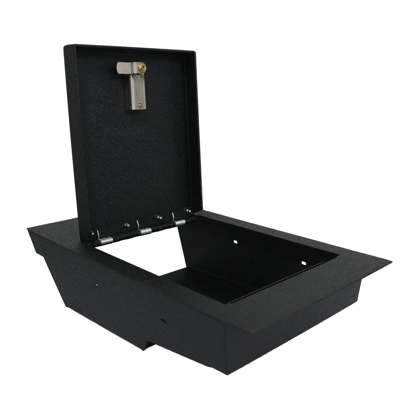 Under Seat Console Safe Box for 2015-2025 Ford F150 models with underseat console bench seats, 4-Digit Combo Lock with Key