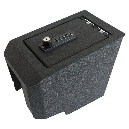 Center Console Safe Gun Safe for 2018-2024 BMW X3, 2018-2025 BMW X4, 4-Digit Combination Lock with Key