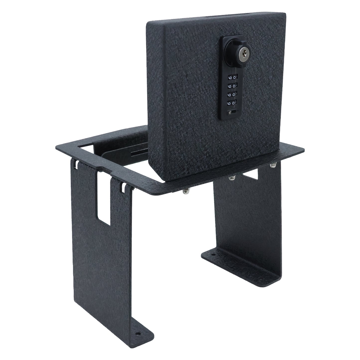 Center Console Safe Gun Safe for 2018-2022 Jeep Wrangler JL and Jeep Gladiator, 4-Digit Combination Lock with Key