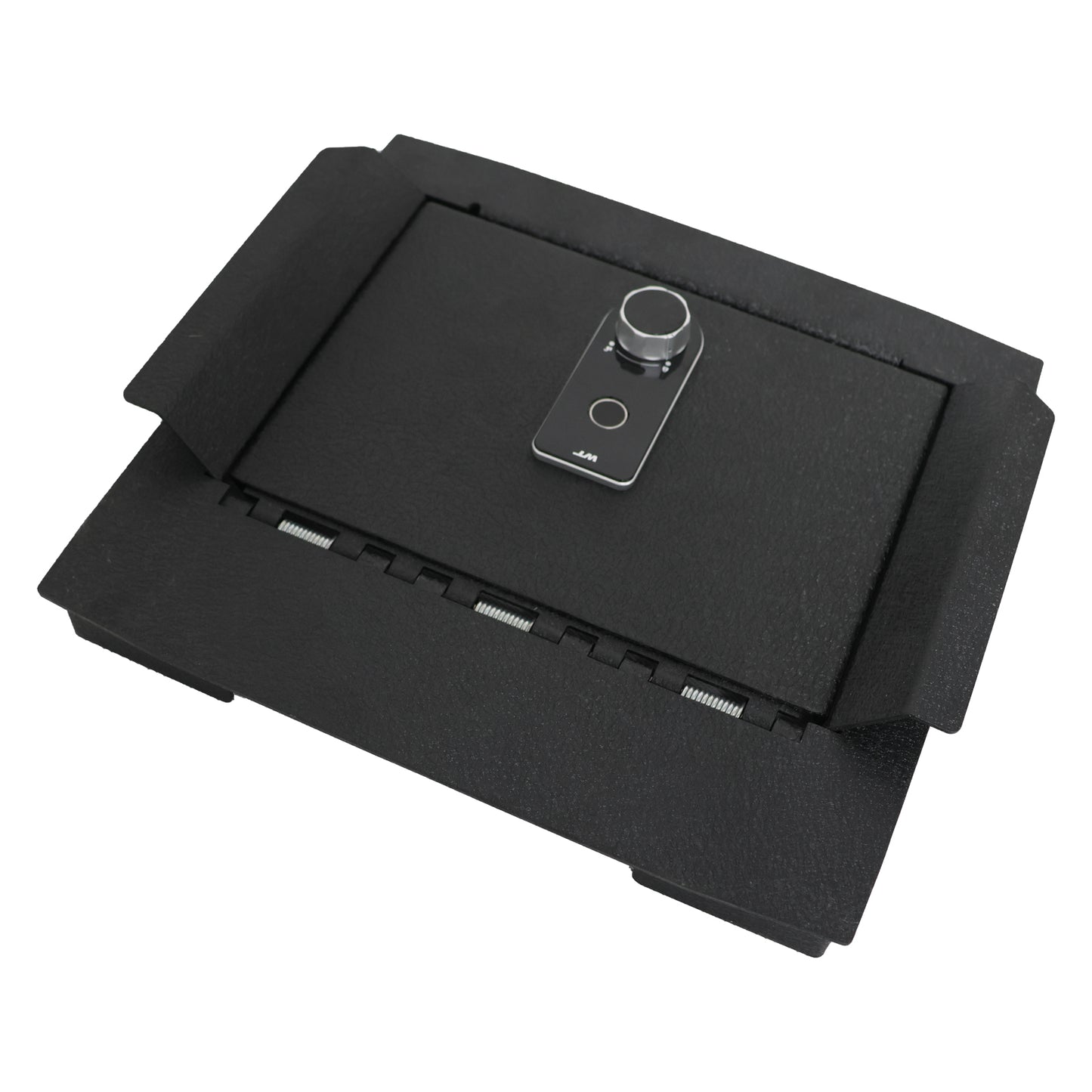 Center Console Gun Safe for 2023-2026 Ford F250/F350/F450 Super Duty, Fingerprint Lock with Key
