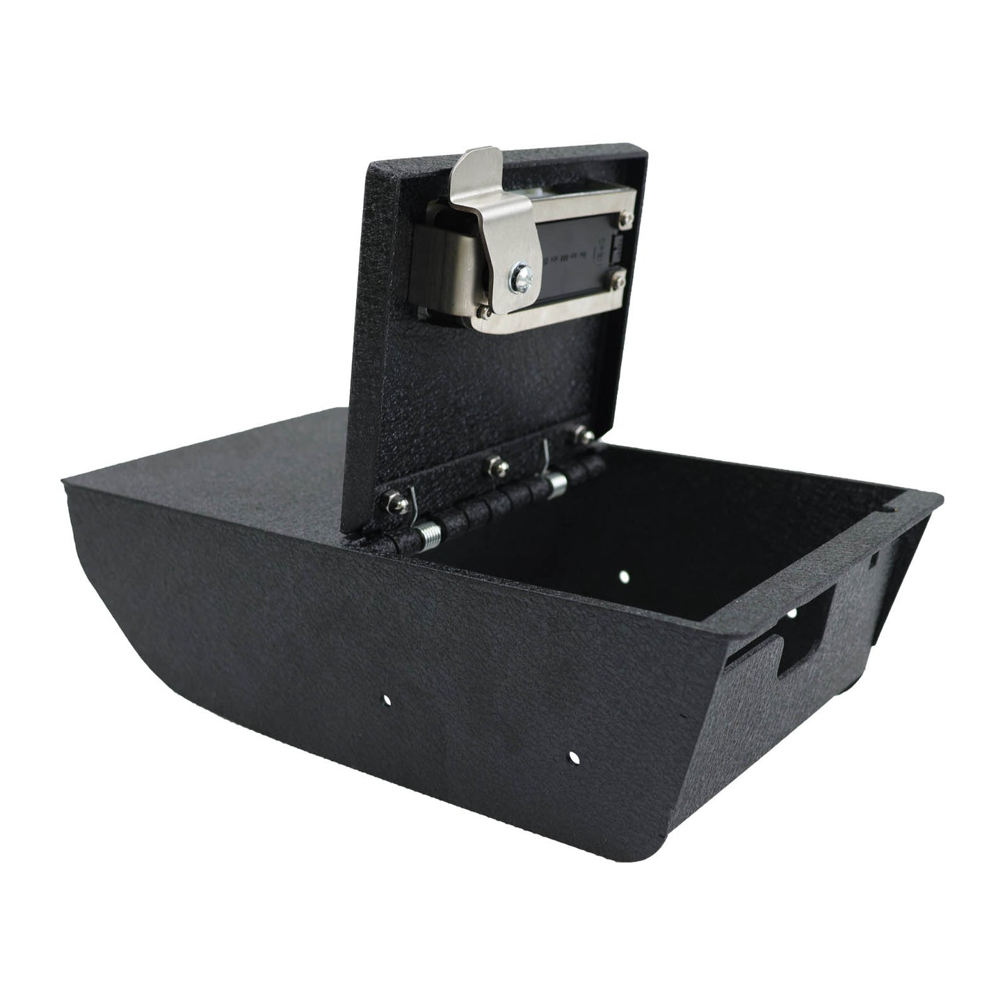Center Console Gun Safe for 2024-2025 Tesla Model 3, Fingerprint Lock with Key