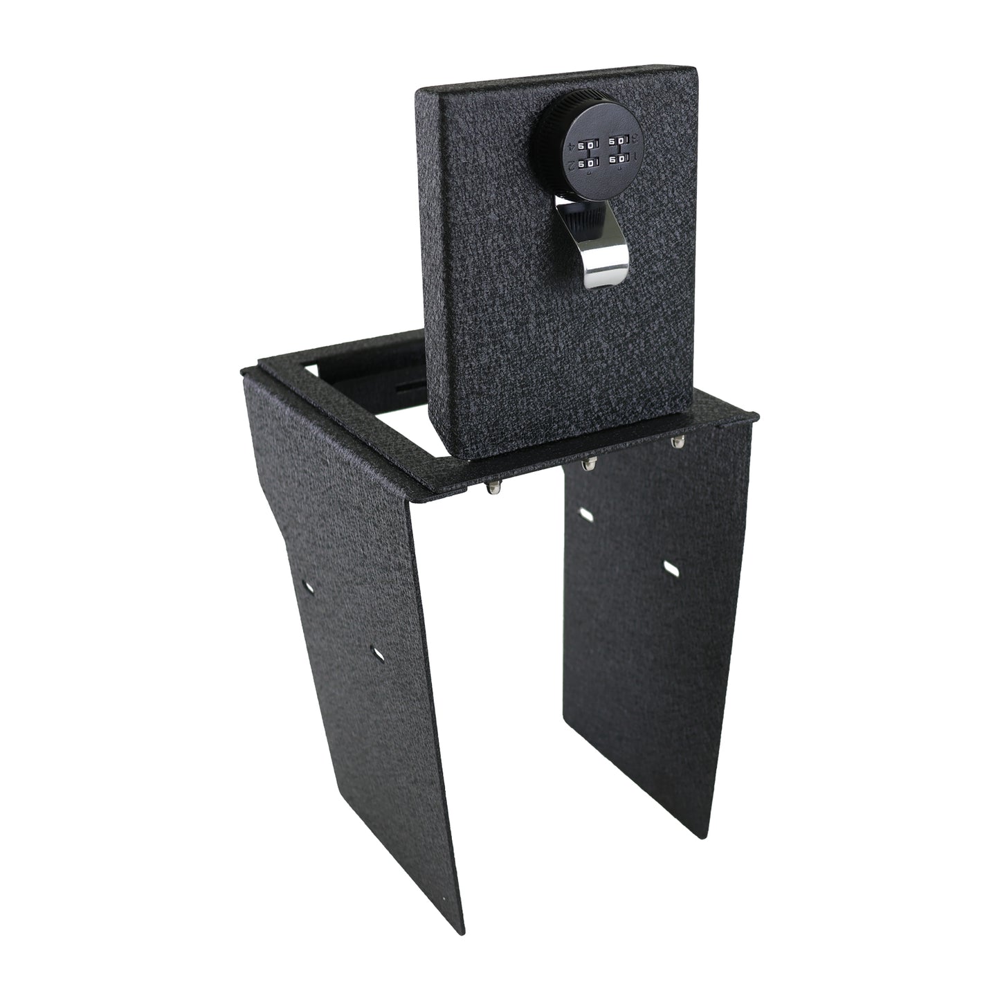 Center Console Gun Safe for 2021-2025 Rivian R1S and R1T, 4-Digit Combo Lock