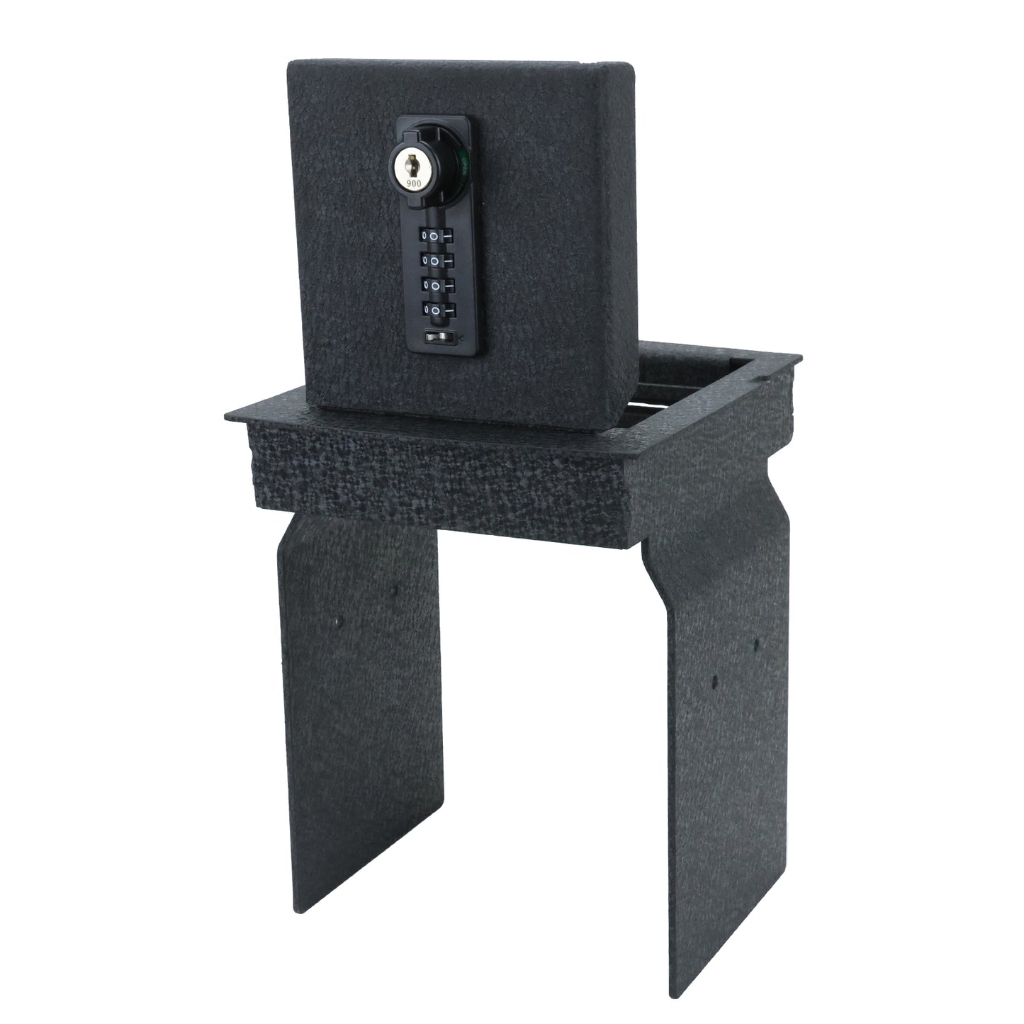 Center Console Safe Gun Safe for 2019-2022 Subaru Forester, 4-Digit Combination Lock with Key
