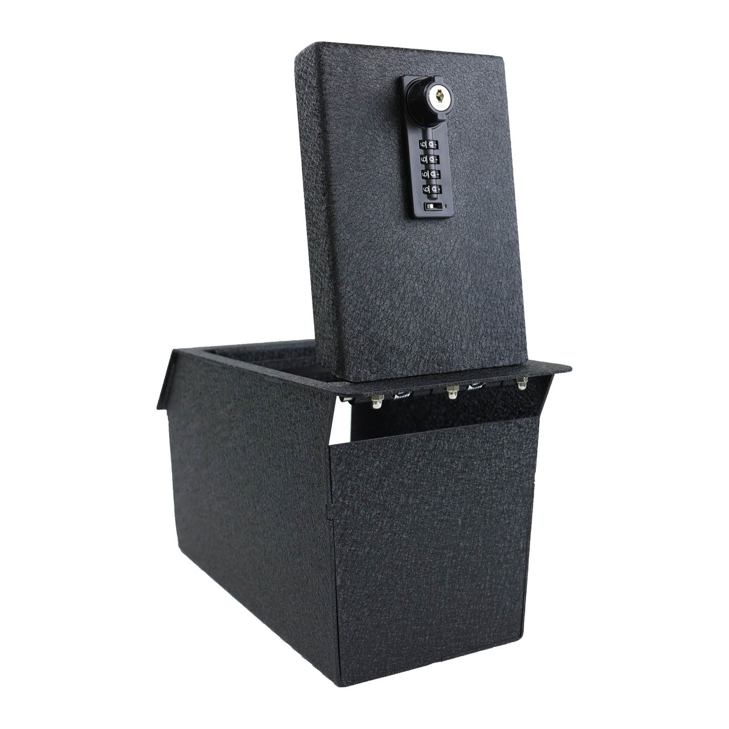 Center Console Gun Safe for 2018-2024 Toyota Camry, 4-Digit Combination Lock with Key